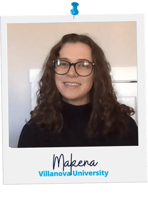 Makena, a Collegewise student, admitted to Villanova University