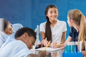A middle school student in 8th grade exploring her interest in Chemistry