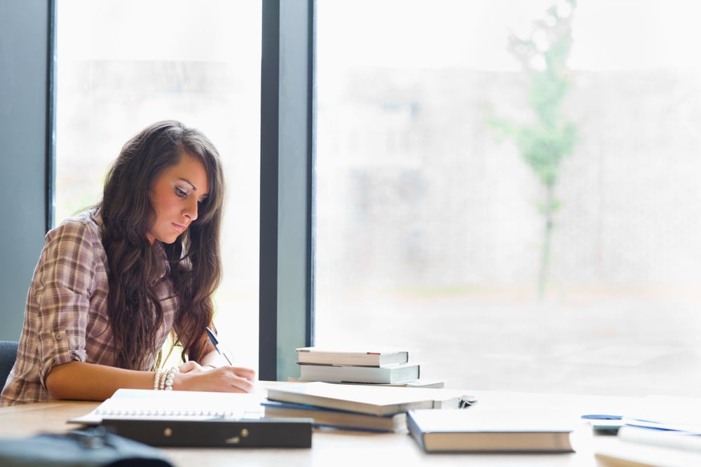 student-writing-essay